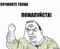 Почините Trunk Пожалуйста!