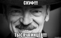 скуф!!! тысяча инцев!!!