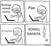 Выпущу новый ролик Рая Отписалась КОНЕЦ КАНАЛА