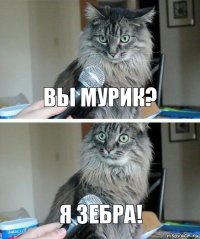 Вы Мурик? Я зебра!