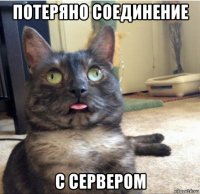 потеряно соединение с сервером