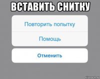 вставить снитку 