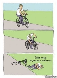 батя, сука, медленно работает