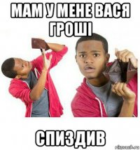 мам у мене вася гроші спиздив