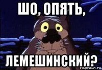 шо, опять, лемешинский?