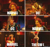 Marvel DC DC Marvel Marvel The CW (