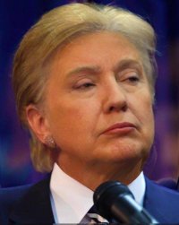 Создать мем Клинтрамп