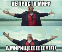 не просто мира а мирищеееееее!!1!1!