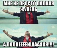 мне не просто полная жупень а полнеееейшааяяя!!!!