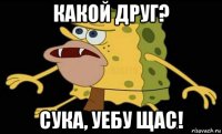 какой друг? сука, уебу щас!