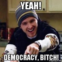 yeah! democracy, bitch!