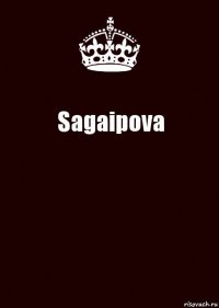 Sagaipova 