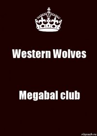 Western Wolves Megabal club