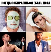 Когда собираешься ебать кота