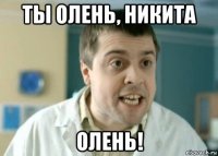 ты олень, никита олень!