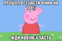 прошол все части фнаф на 100% жди новую 4 часть