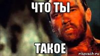 что ты такое