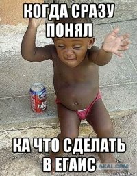 когда сразу понял ка что сделать в егаис