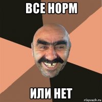 все норм или нет