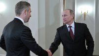 Создать мем Астахов и путин