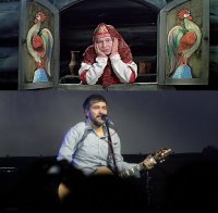 Создать мем Грудь упалаи весна за окном шелестеть перестала