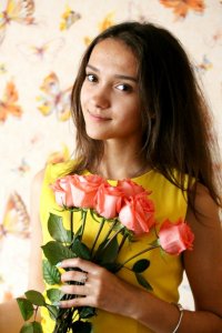 Создать мем Лена