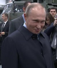 Создать мем Путин серьёзный