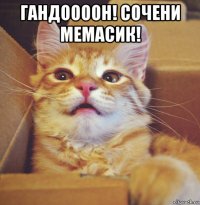 гандоооон! сочени мемасик! 