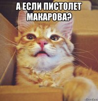 а если пистолет макарова? 