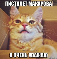 пистолет макарова я очень уважаю