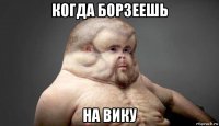 когда борзеешь на вику