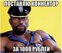 поставлю коннектор за 1000 рублей