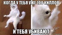 когда у тебя уже 100 киллов и тебя убивают