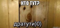 кто тут? 