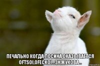  печально когда лосина оказывается oftsoi,ofeckoi...эх,жукова...