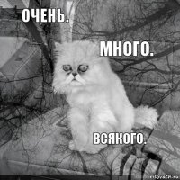 ОЧЕНЬ.  МНОГО.    ВСЯКОГО.   