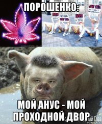 порошенко: мой анус - мой проходной двор