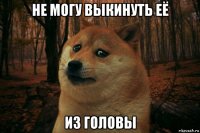 не могу выкинуть её из головы