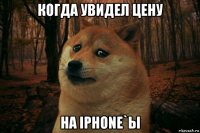 когда увидел цену на iphone`ы