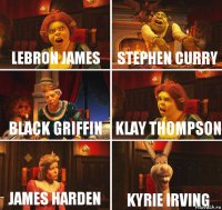 Lebron James Stephen Curry Black Griffin Klay Thompson James Harden Kyrie Irving