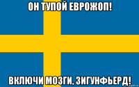 он тупой еврожоп! включи мозги, зигунфьерд!