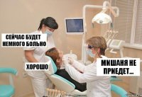 Мишаня не приедет...