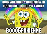 коли антошик у коломиї,а ти ждеш шо він пкличе гуляти вооображение