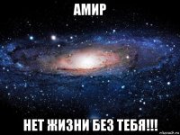 амир нет жизни без тебя!!!