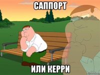 саппорт или керри