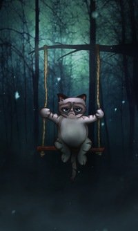 Создать мем Грустный Кот