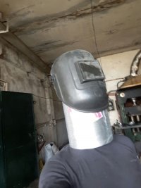 Создать мем Сварщик