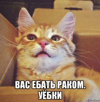  вас ебать раком. уёбки