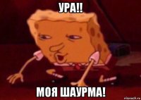 ура!! моя шаурма!