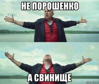 не порошенко а свинище